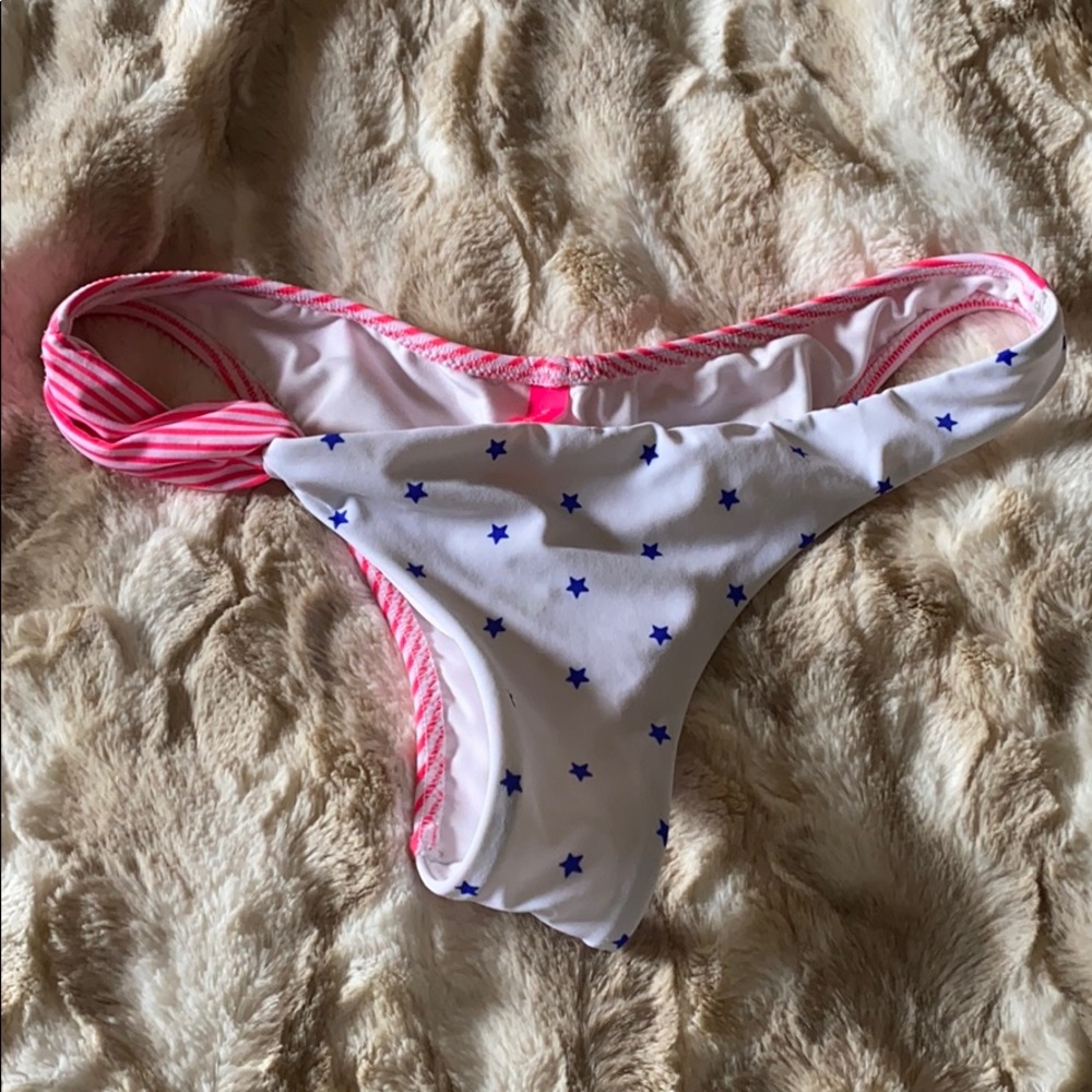 VS American Flag Cheeky Bikini Bottoms